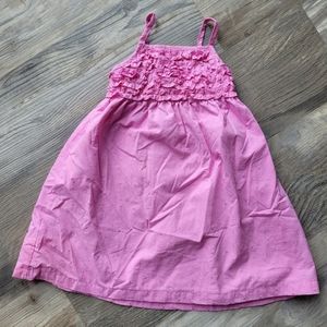 Pink Penelope Mack Easter / Summer Dress with Flower Stitching. Size 2T New